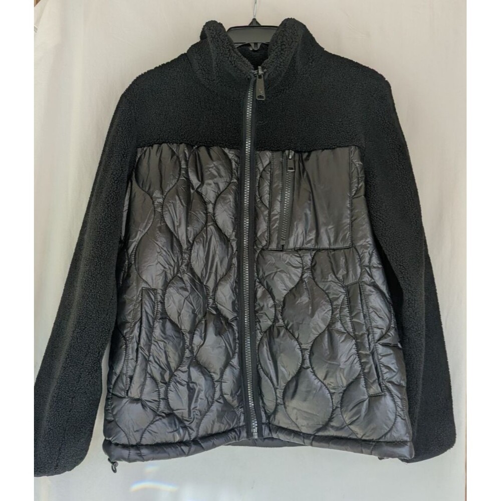 Koolaburra by UGG Jacket Women's M-L ? Reversible Sherpa Puffer Black